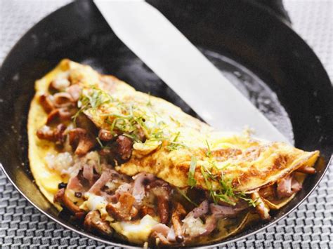 Mushroom, Ham, and Cheese Omelette recipe | Eat Smarter USA