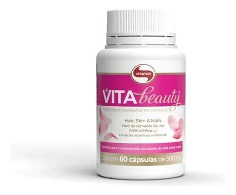 Suplemento en cápsulas Vitafor Kit 2X Vita Beauty Vitaminas 500Mg