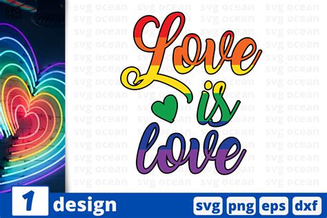 1 Love Is Love Svg Bundle Lgbt Quotes Cricut Svg By Svgocean