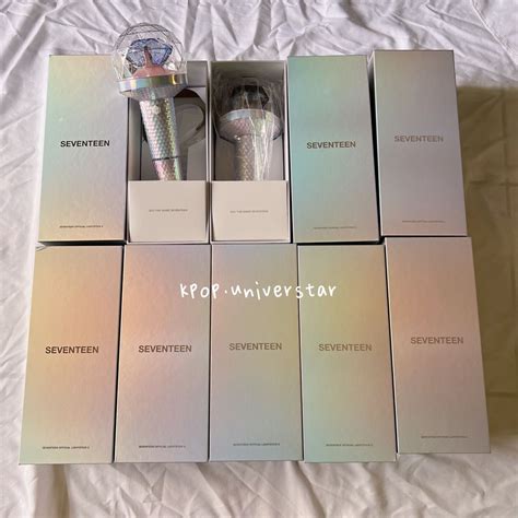 DISCONTINUED SEVENTEEN OFFICIAL LIGHTSTICK CARAT BONG VER 2 Hobbies