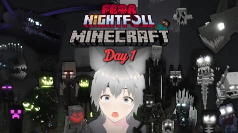 Day Alone In The Scariest Modpack In Minecraft Fear Nightfall Youtube