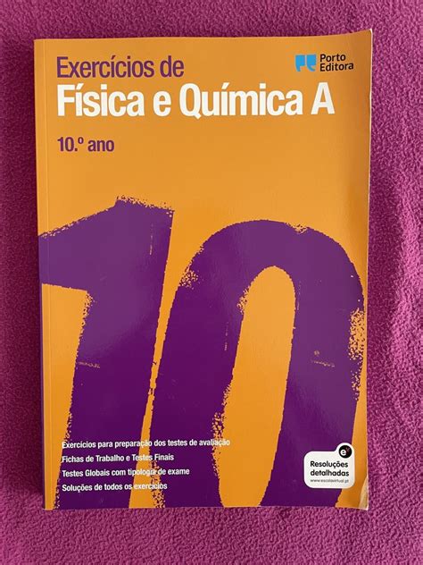 Livro De Exercícios Física E Química A 10° Ano Areeiro • Olx Portugal