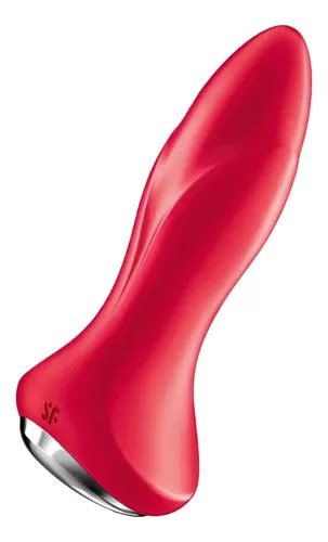 Plug Anal Vibrador Satisfyer Rotator App Recargable Color Rojo