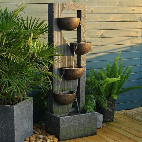 Amazon Sunlinua Tall Indoor Waterfall Fountain Tier