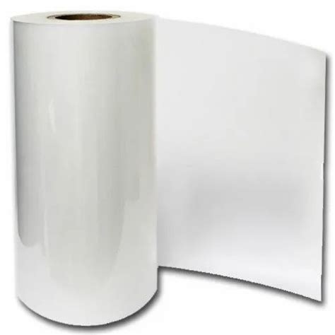 Plain White Matt Lamination Film Packaging Type Roll At Rs Kg