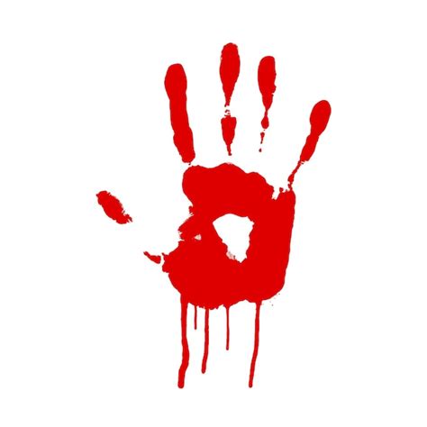 Bloody Hand Print Svg Handprint Silhouette Vector Bloody Etsy | The Best Porn Website