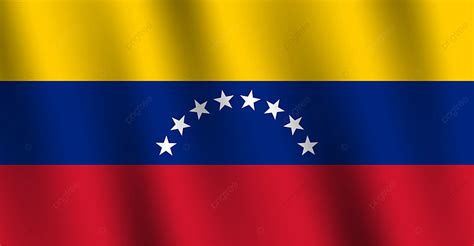 Venezuela Wavy Flag Background Vector Venezuela Flag Background