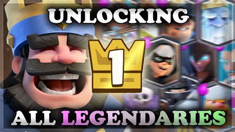 Level 1 Account Unlocking All Legendaries With King Chests Clash Royale 🍊 Youtube