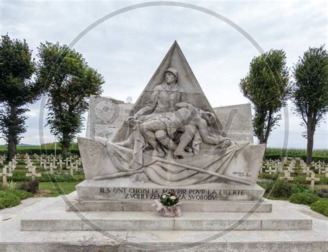 Image Of La Targette Czechoslovakian Cemetery Near Neuville Saint Vaast