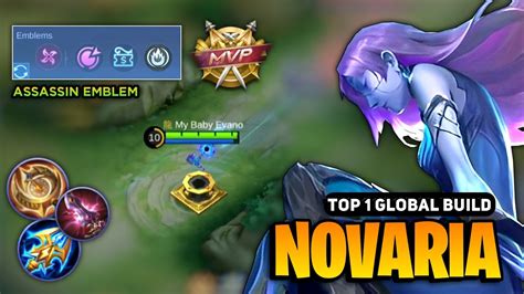 Assassin Emblem Novaria Best Build Novaria Top Global Build