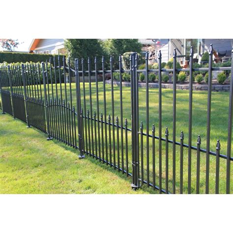 Peak 860mm Black No-Dig Fencing Sheffield Fence Panel - Bunnings Australia