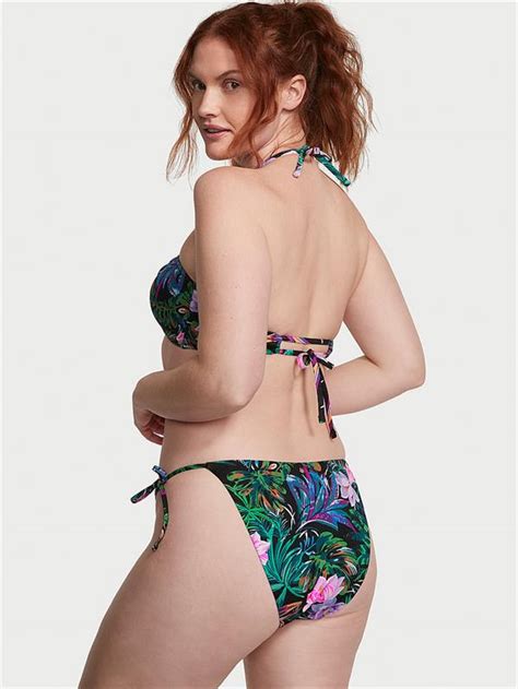 Yandan Bağlamalı Cheeky Bikini Altı Çiçekli Victoria s Secret