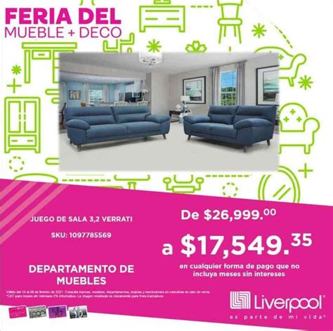 Ofertas Liverpool Feria Del Mueble Deco 2021 Hasta 35 De Descuento