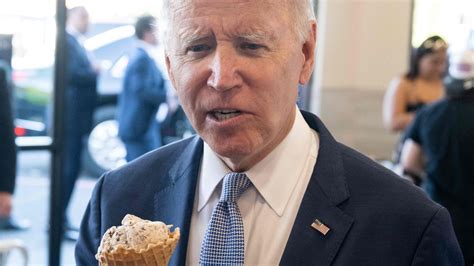 Watch: Nothing, just Joe Biden eating ice cream. He chose the flavour ...