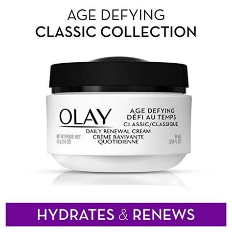 Olay Age Defying Classic Daily Renewal Cream Face Moisturizer 2 Oz