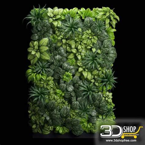 Plant Wall D Models Dshopfree