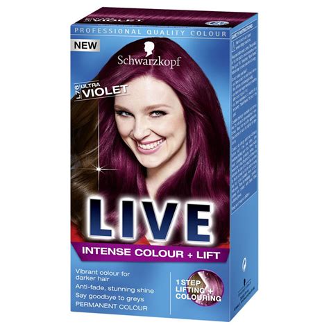 Schwarzkopf LIVE Intense Colour Lift Ultra Violet L76 Permanent Hair