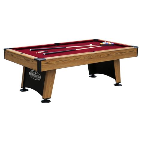 Barrington 7.5 Ft. Billiard Table with Cue Rack Set - MD Sports