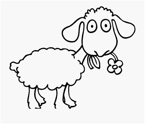 Sheep Clipart Coloring Page Sheep Coloring Page Transparent Free For