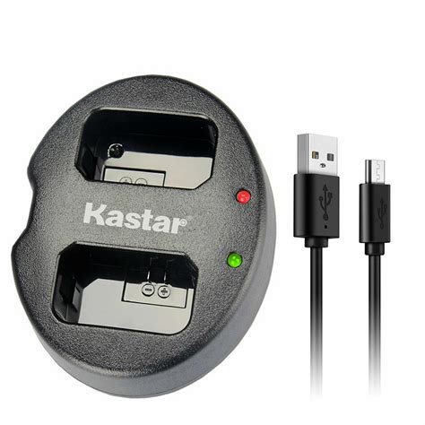 Kastar DUAL USB SLIM Charger 1 Battery For Sony NP FW50 Vertical