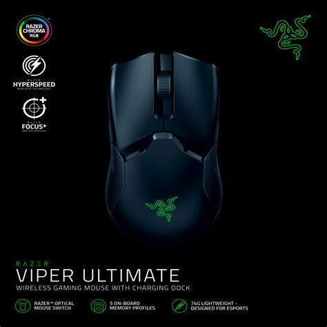 Mouse Razer Viper Ultimate Negro Tecnomarket Ink