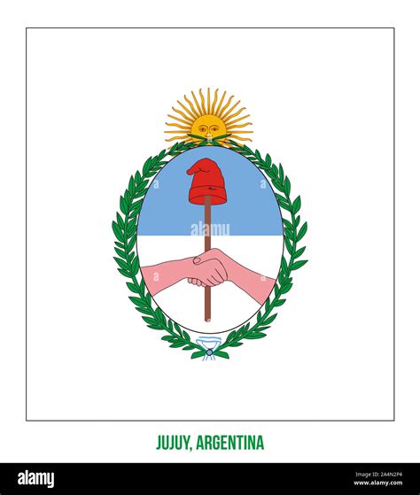 Jujuy Flag Vector Illustration On White Background Flag Of Argentina