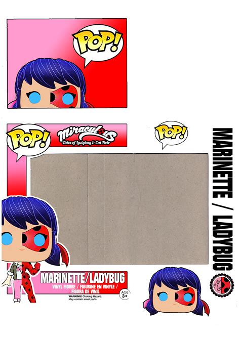 Diy Crea Tu Propia Funko Pop De Marinette Ladybug Original Y