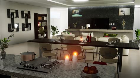 Artstation Modern House Unreal Engine Game Assets