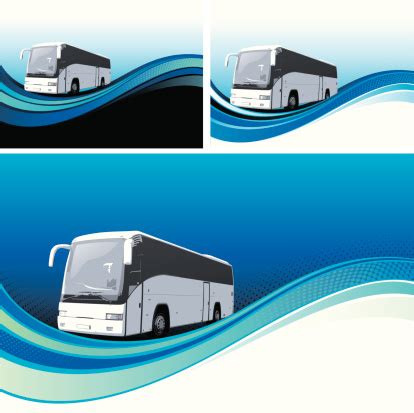 Tour Bus Background Stock Illustration - Download Image Now ...