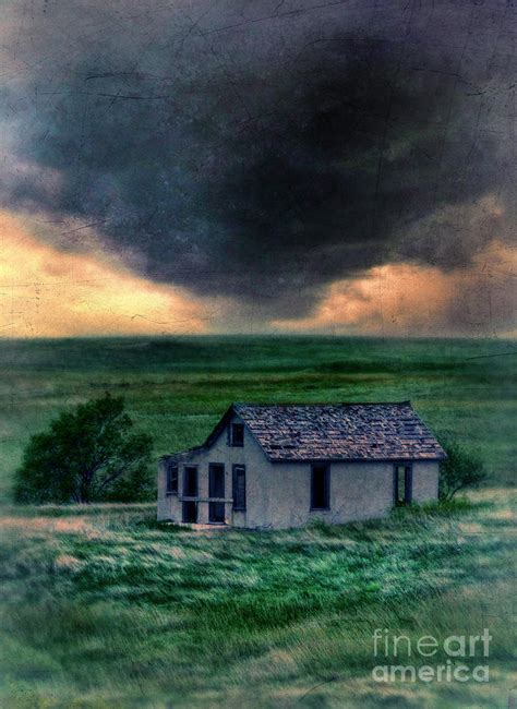 Storm Over Abandoned House Photograph By Jill Battaglia Fine Art America