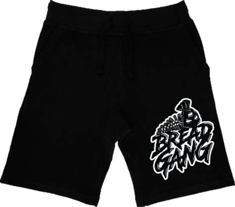 Bread Gang Black Merch Shorts | INC STYLE