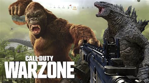 Call Of Duty Warzone Godzilla Vs Kong Ps5 Gameplay 4k Cod Godzilla Vs