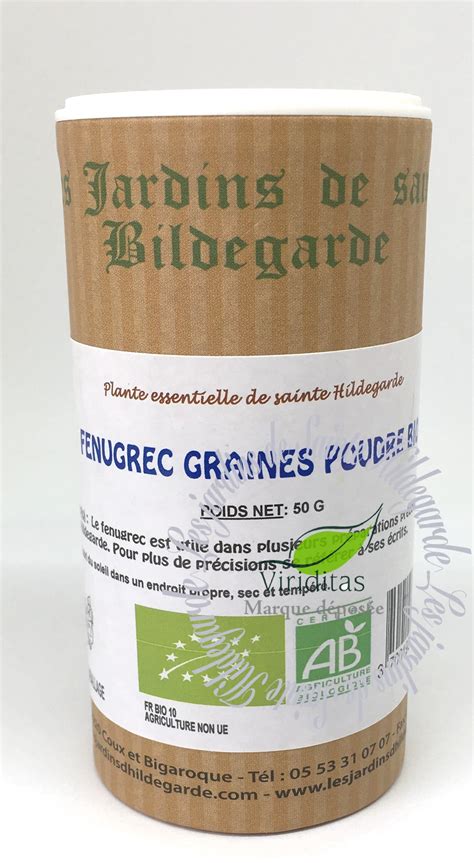 Fenugrec Gr Poudre Bio G Les Jardins De Sainte Hildegarde