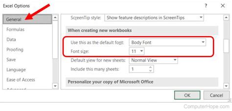 How To Change Default Font Settings In Microsoft Office Programs