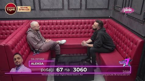 Trk Na Pink Nenad Aleksi A Upravo E Otkriti Sve Voditelju Darku