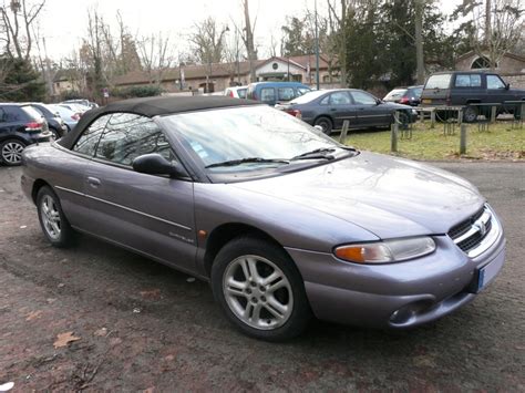 Essai Chrysler Stratus Cabriolet L V Ch Passion Automobile Info