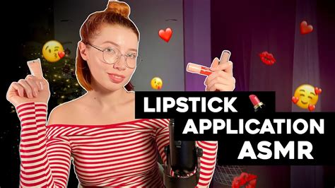 Asmr Lipstick Application 💋💄 Kisses And Mouth Sounds Yani Wildy Youtube