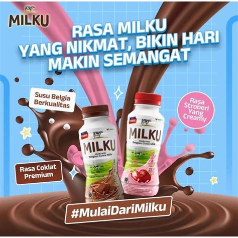 Milku Susu Uht Belgian Cows Milk Ml Shopee Malaysia