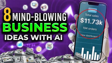 8 Mind Blowing Business Ideas With AI That Will Make You Money