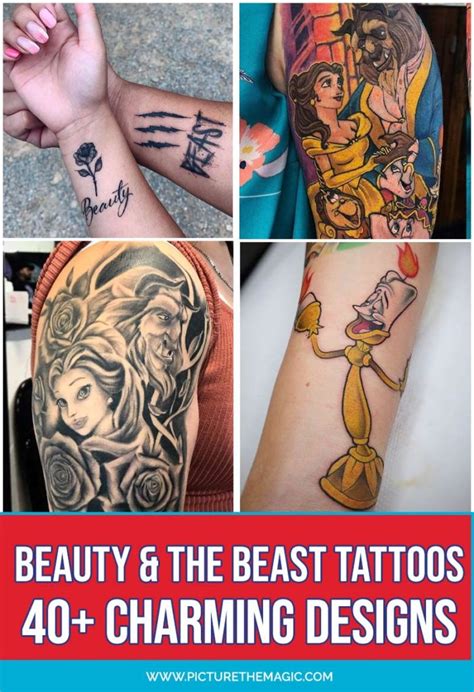 34 Beauty And The Beast Tattoo Ideas Kyomiblaine