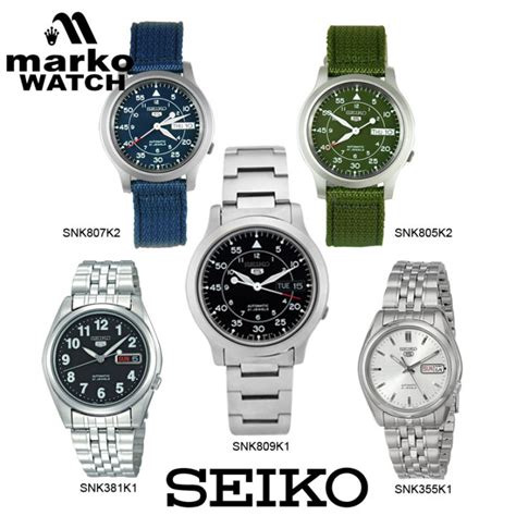 JAM TANGAN SEIKO SNK SERIES MAN Automatic SNK355K1 SNK381K1 SNK805K2