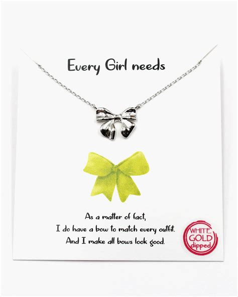 Every Girl Needs Bow Necklace – Sam Moon Trading