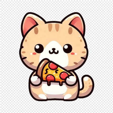 Premium Psd Happy Cat Png Sticker