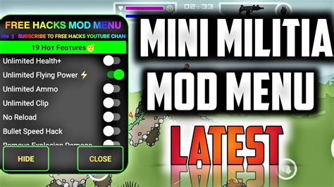 Mini Militia 5 5 2 Mod Menu Mini Militia Mod Menu 5 5 2 Mini