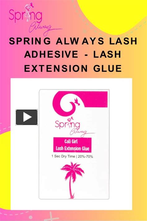 Ppt Spring Always Lash Adhesive Lash Extension Glue Powerpoint