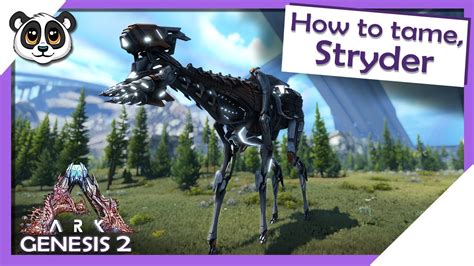 ARK Genesis Part 2 How To Tame Tek Stryder YouTube