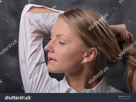 Woman Let Hair Down Over Royalty Free Licensable Stock Photos