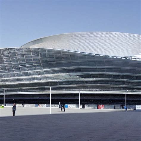 Dise O Futurista De La Fachada Del Estadio Santiago Bernabeu K Arthub Ai