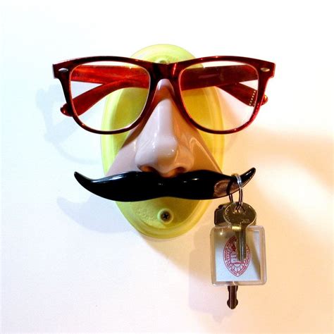 Wall Mounted Nose Eyeglass Holder Wall Decor Novelty Etsy Eyewear