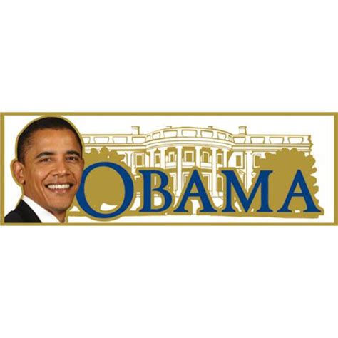 Barack Obama Bumper Sticker White House